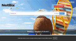 Desktop Screenshot of netbiz.com.ua
