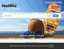 Tablet Screenshot of netbiz.com.ua